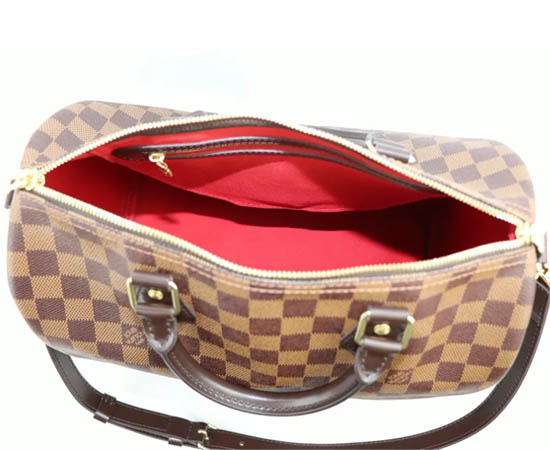 LOUIS VUITTON SPEEDY BANDOULIÈRE 30 in the Damier Ebene canvas louis vuitton