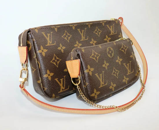 Louis Vuitton Monogram Pochette Accessories NM and Louis Vuitton Monogram Mini Pochette Accessories