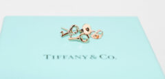 TIFFANY 18K Rose Gold Mini Key Earrings -Smaller Luxury Earrings