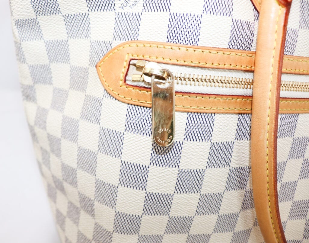 LOUIS VUITTON Damier Azur Saleya GM