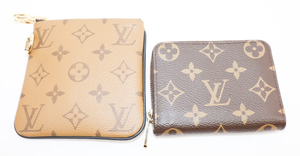 Medium pouch of Louis Vuitton's Trio Pouch and Louis Vuitton's Zippy Coin Purse