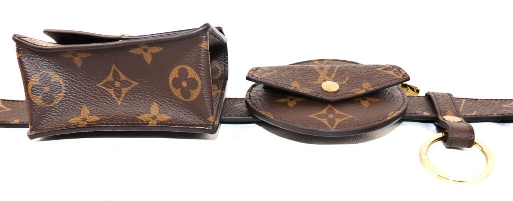 Louis Vuitton Daily Multi Pocket Belt Monogram Canvas Medium Brown 17187650