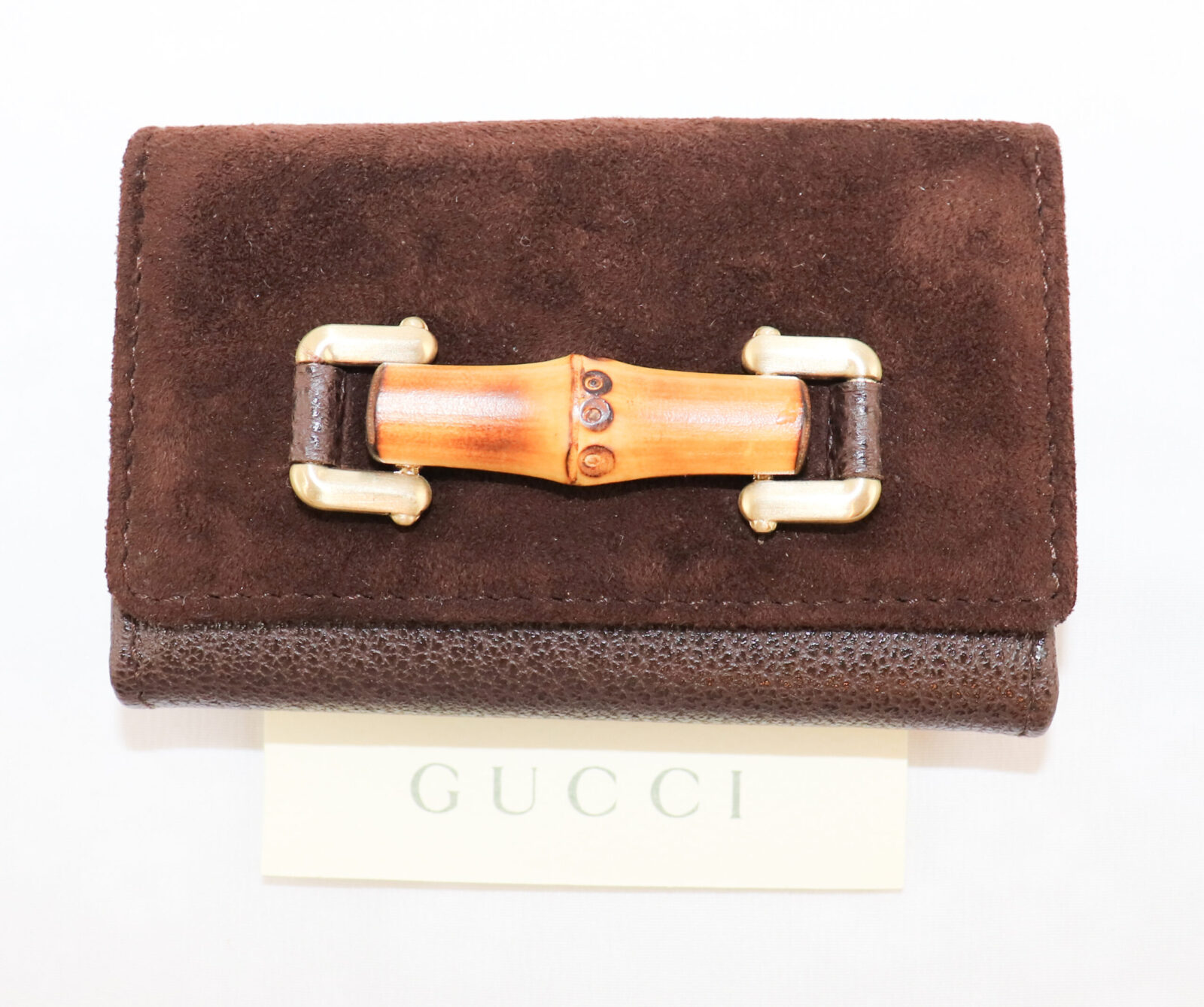 Gucci Bamboo 6 Key Holder Case/Wallet - Luxeaholic